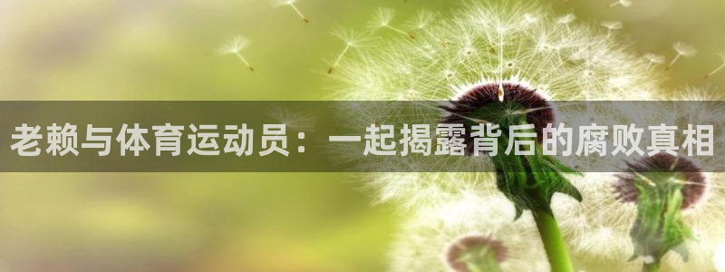 vsport体育在线官网：老赖与体育运动员：一起揭露背后的腐败真相